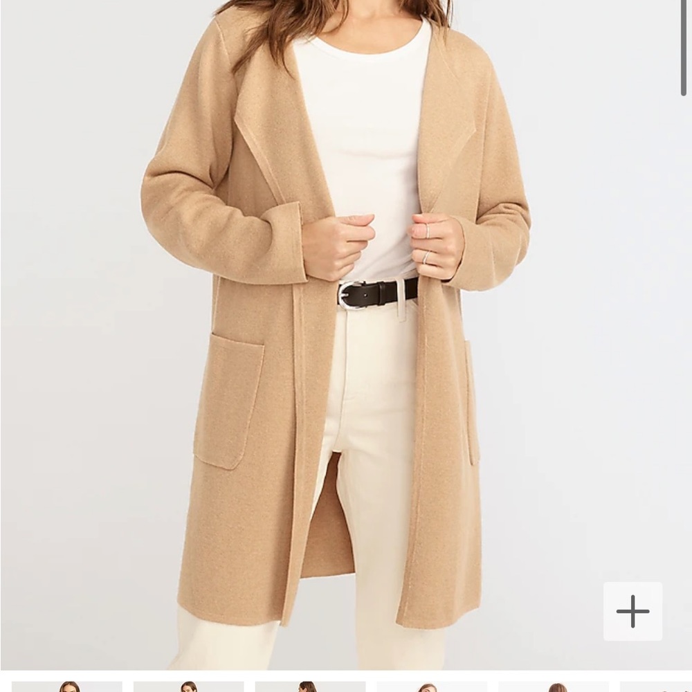 J Crew Juliette collarless sweater-blazer